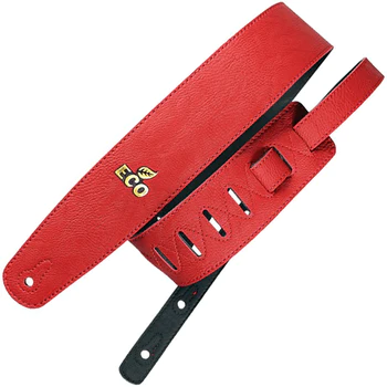 Guitar Strap EcoStrap 100% Vegan Friendly Premium Series CRIMSON ECO04